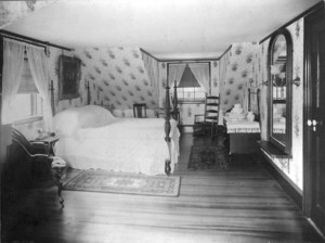 Loring House, Loring St., Weston, Mass., Bedroom.