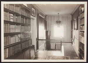 Interior view of the Lippitt-Green House, third story hall no. 15, 14 John Street, Providence, R.I., 1919