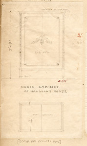 "Music Cabinet of Mahogany"