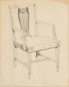 Neoclassical-style Arm Chair