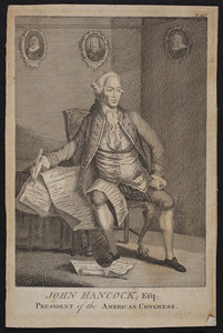 John Hancock, Esq., President of the American Congress, printed for R. Faulder, London, England, 1780