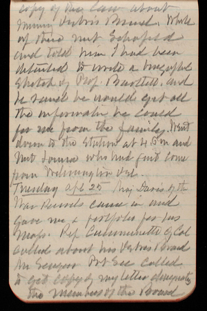 Thomas Lincoln Casey Notebook, February 1893-May 1893, 82, copy of the law about