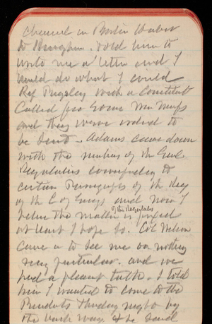 Thomas Lincoln Casey Notebook, January 1889-February 1889, 79, channel in Boston Harbor