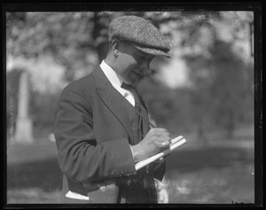 John Drohan, reporter and baseball writer for the Boston Traveler