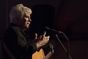 Tom Rush (acoustic guitar) performing in concert at the Payomet Performing Arts Center