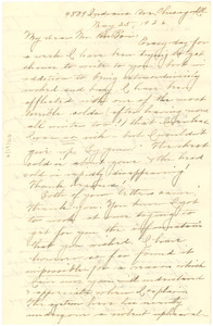 Letter from Mildred Bryant-Jones to W. E. B. Du Bois