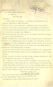 Letter from W. M. Kennedy to the NAACP