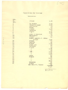 Invoice to NAACP for Office Supplies
