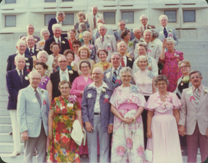 Class of 1927 with spouses at 50th reunion