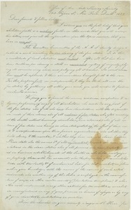 Letter from Theodore D. Weld to Erasmus Darwin Hudson