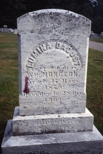 Sacred Heart Cemetery (Laconia, N.H.) gravestone: Dadust, Lumina (d. 1901)