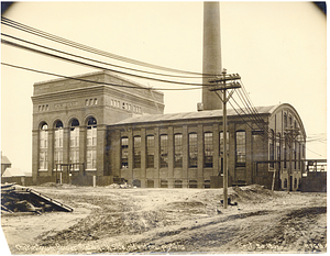 Charlestown Power Station, west side, old and new portions