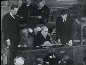 The Weapon of Choice; War and Peace in the Nuclear Age; President Harry S. Truman signs unification bill