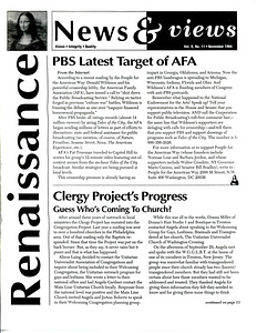 Renaissance News & Views, Vol. 8 No. 11 (November 1994)