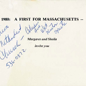 1980: a first for Massachusetts