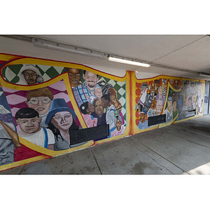 Harriet Tubman House The Honor Roll Mural on Massachusetts Avenue, detail of center