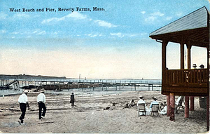 West Beach and Pier, Beverly Farms, Mass.