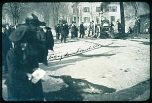 Fire on Lincoln Ave, 1909