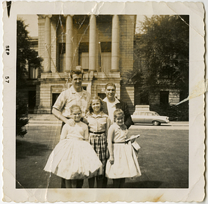 George W. Rose with family