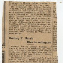 Rodney Tenney Hardy Obituary