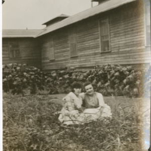 Camp MacArthur - Waco, Texas - World War I - two women