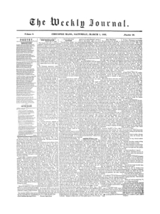 Chicopee Weekly Journal, March 1, 1856
