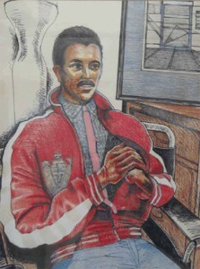 "Portrait of Carl Ramos" Emily Farnham (1912-2004)