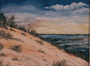 "Dune Scene" Goldie Worden (1881-1937)