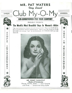 Mr. Pat Waters Very Smart Club My-O-My Proudly Presents The World's Most Beautiful Boys in Women's Attire (1954)
