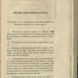 Catalogue of Books in the Boston Medical Library; and the Rules and Regulations concerning the Same (1816)