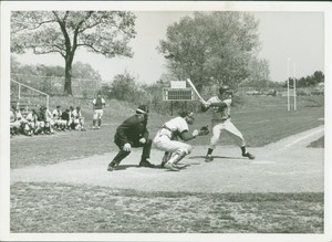 Suffolk University men's baseball game, 1965