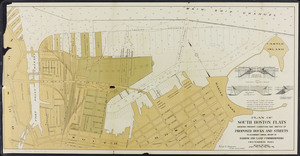 Plan of South Boston Flats: showing present condition and sketch of proposed docks and streets