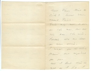 Emily Dickinson letter to Lavinia Dickinson