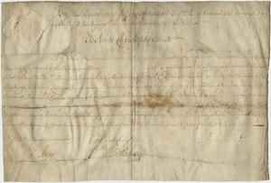 Military commission of John Christopher, 1760 September 18
