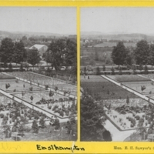 Hon. E. H. Sawyer's Garden, and Manhan Valley.