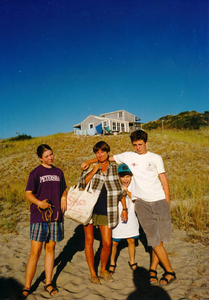 Benson Clemons family at Grail dune shack