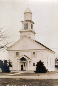 North Falmouth Congregational Church before the 1938 hurricane