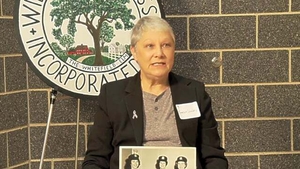 Charlen Landry at the Wilmington Mass. Memories Road Show: Video Interview