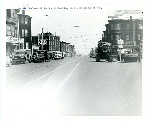 Chelsea Street in Day Square looking east