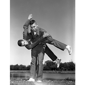 ROTC counter-guerilla combat training exercise