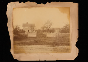Unidentified farmhouse and barn, Rhode Island
