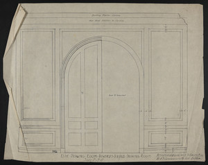 Rear Drawing Room Towards Front Drawing Room, Alteration of House for J.S. Ames, Esq., at #3 Commonwealth Ave., Boston, undated