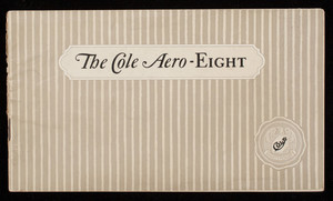 Cole Aero-Eight, Cole Motor Company, Indianapolis, Indiana
