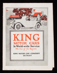King Motor Cars in world-wide service, King Motor Car Company, Detroit, Michigan