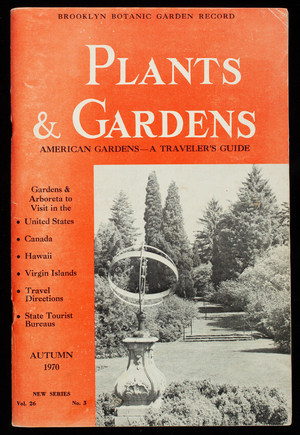 American gardens, a traveler's guide, Brooklyn Botanic Garden, Brooklyn, New York
