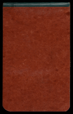 Thomas Lincoln Casey Notebook, May 1893-August 1893, 98, back cover