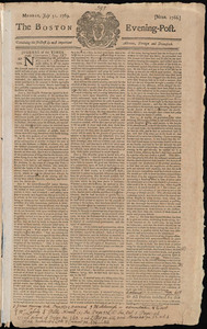 The Boston Evening-Post, 31 July 1769