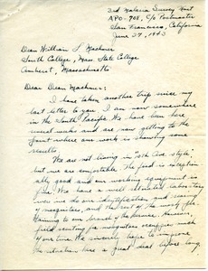 Letter from Hamilton Laudani to William L. Machmer