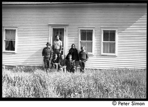 Original crew at Packer Corners Farm on the day they bought the place