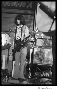 Dave Torbert (bassist, New Riders of the Purple Sage) performing on stage at Dupont Gym, MIT